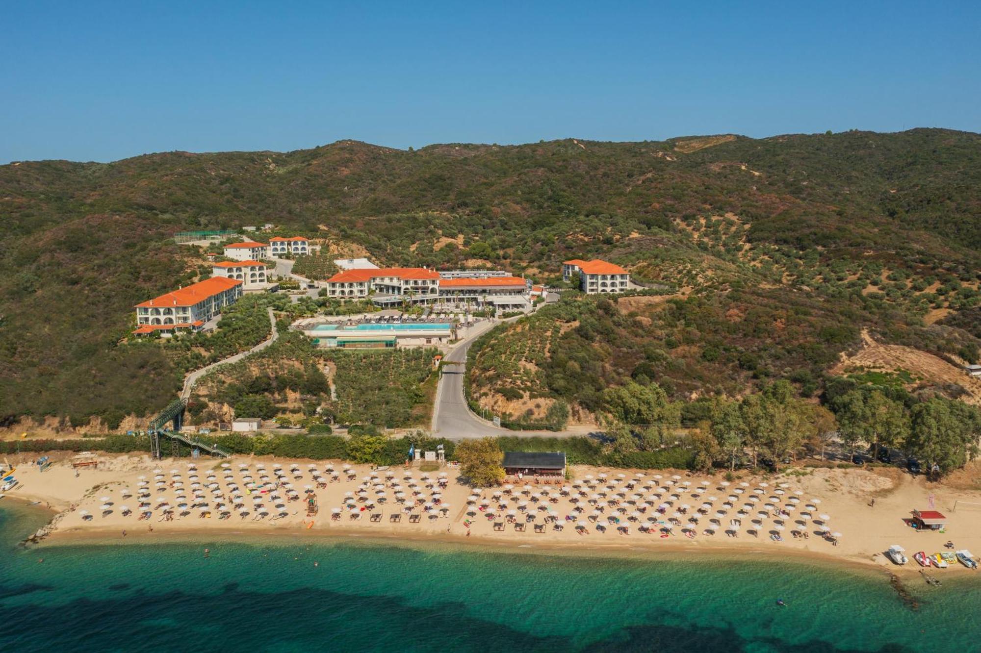 Akrathos Beach Hotel Ouranoupoli Buitenkant foto