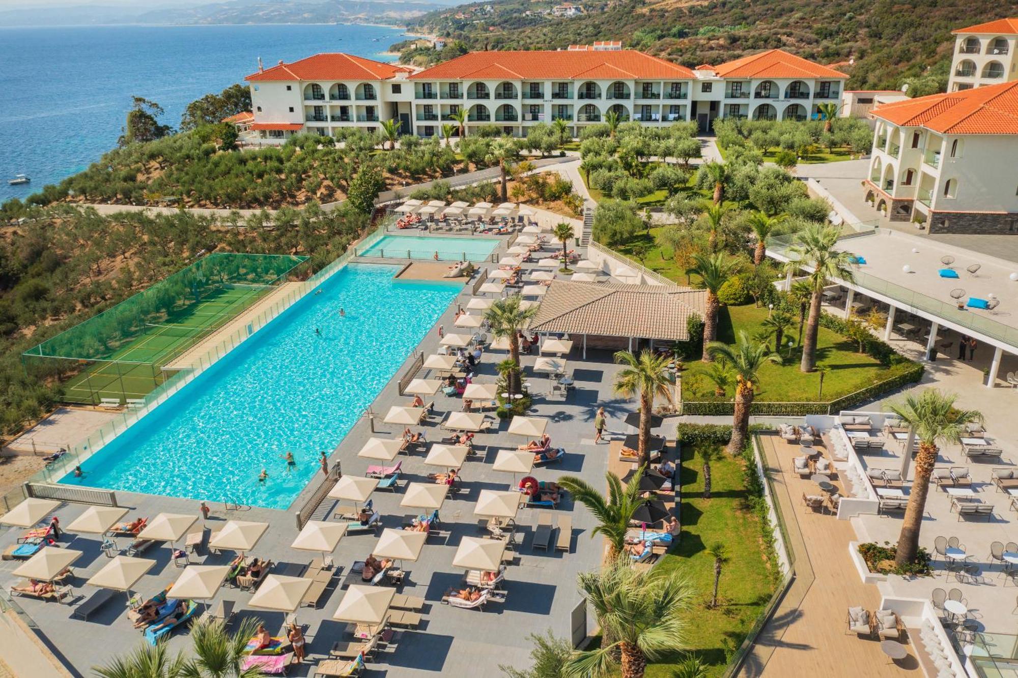 Akrathos Beach Hotel Ouranoupoli Buitenkant foto